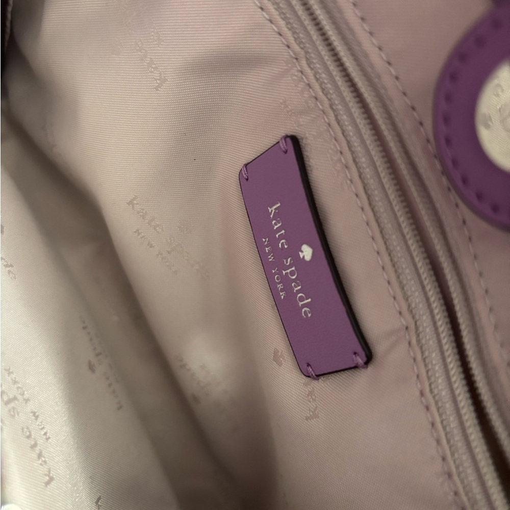 Kate Spade Lilac Textured Women's Bag - Picture 3 of 5